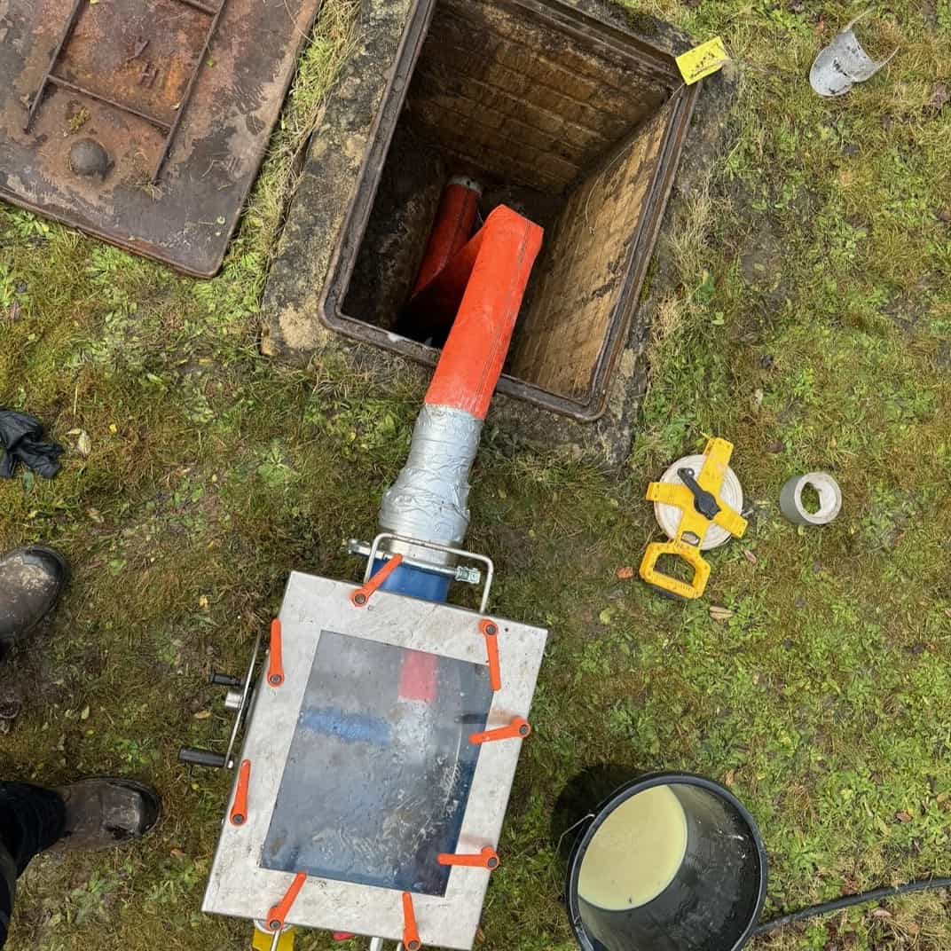 Professional drain inspection with camera equipment for effective maintenance.