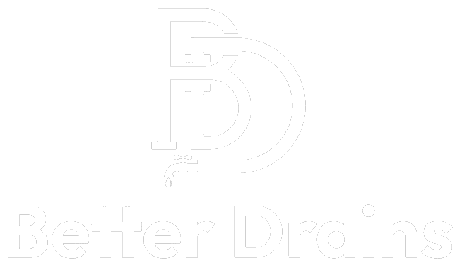 Better Drains logo for drainage and plumbing solutions in the UK.